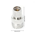 thumbnail image 3 of HLONK Mini UHF Male To UHF Female Jack Straight RF Connector Coaxial Converter Adapter, 3 of 7