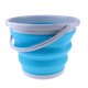 thumbnail image 1 of 1 Psc de Cubo de Almacenamiento de Agua Pieza de Cocina Reutilizable Ligero de Jardín , Redondo azul, M Macarena Cubo plegable plegable, 1 of 7