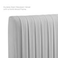 thumbnail image 6 of Modway Eloise Channel Tufted Performance Velvet Twin Headboard in Light Gray, 6 of 10