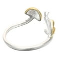 thumbnail image 2 of Anillo de hongo y caracol, anillo abierto ajustable, anillo estético, anillo llamativo para mujer., 2 of 7