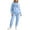 Light Blue, variant on Womens Sets 2 Piece Outfits - Long Sleeve Hoodie With Sweatpants Matching Sets Women Clothing Athletic Sets for Women
