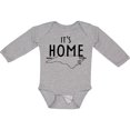 thumbnail image 3 of Inktastic It's Home- State of North Carolina Outline Boys or Girls Long Sleeve Baby Bodysuit, 3 of 5