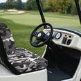 thumbnail image 3 of Garronmavis Camouflage Golf Club Golf Cart Seat Cover Replacement for Outdoor Protection Soft Split Backrest Front Seat Cover Keeps Clean Universal for Summer Spring Fall Winter, 3 of 6
