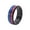 Black, variant on Stainless Steel Rotatable Bisexual Pirde Ring Wedding Band Black Size 12