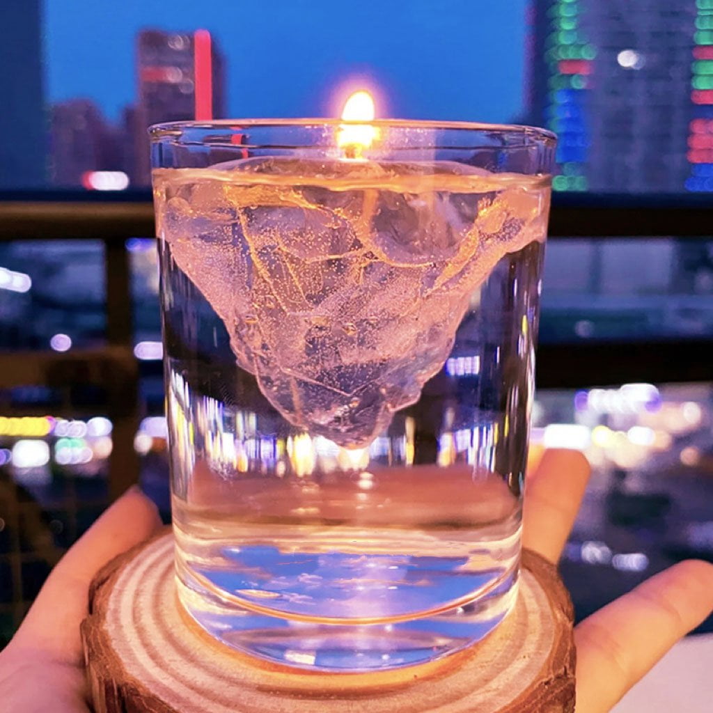 Candles for Home Scented Gradient White Iceberg Rocks Candles with