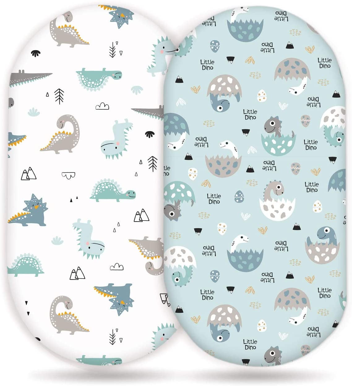 Elastic super soft crib sheet set 2 pieces, universal cradle sheet set