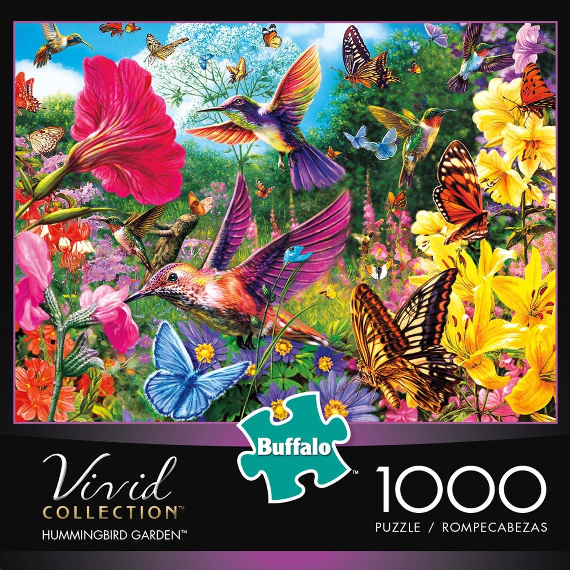 Buffalo Vivid Collection Hummingbird Garden 1000 Piece Jigsaw
