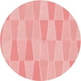 thumbnail image 1 of Ahgly Company Indoor Round Patterned Baby Pink Area Rugs, 8' Round, 1 of 6