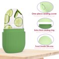 thumbnail image 5 of GeeRic Ice Face Roller, Silicone Ice Facial Rollers, Cube Face Contour for Eyes Neck, Beauty Facial Massage Roller Remove Dark Circle Pore Shrink Face Roller Skin Care Tools (Green), 5 of 6
