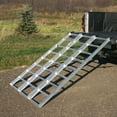 thumbnail image 3 of Yutrax TX103 70-Inch 1750 Lb Aluminum Tri-Fold Truck Bed ATV Loading Ramp, 3 of 6