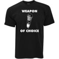 thumbnail image 1 of Music Novelty T-Shirt Weapon of Choice Microphone Toy Black, 1 of 2