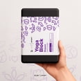 thumbnail image 2 of Bloques de Yoga Set de 2 | Yoga Block Color Morado y Negro para Estiramiento y Posturas | B Life, 2 of 7