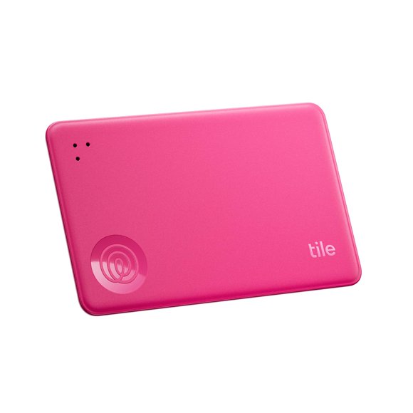 Localizador de carteras Bluetooth Tracker Tile Slim Pink Punch