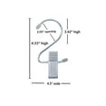 thumbnail image 6 of NAHANCO #61012 4 1/2" Chrome Hang Alls - Jaws Clip (Pack of 12), 6 of 6
