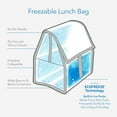 thumbnail image 3 of Freezable Lunch Bag, Black, Built with EcoFreeze Technology, Foldable, Reusable, Zip and Fold Closure with Buckle Handle, Perfect for School and Office Lunches, 3 of 3