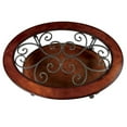 thumbnail image 4 of Furniture of America Azea Traditional Wood 1-Shelf Coffee Table in Brown Cherry, 4 of 7
