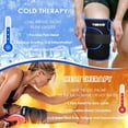 thumbnail image 4 of Knee Ice Pack Wrap - Cold/Hot Gel Compression Brace Support For Swelling, Knee Surgery, Meniscus Tear, ACL，MCL, PCL, Women, Men (Blue), 4 of 6