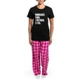 thumbnail image 4 of CafePress - Coolest Godmother Ever Pajamas - Women's Short Sleeve Print T-Shirt and Pants Dark Cotton Pajama Set, 4 of 7