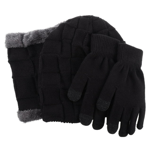 OULII 1Set Fashion Mens Accessories Warm Hats For Outdoor Activities