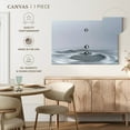 thumbnail image 5 of Elephant Stock Drops Into The Water Wall Art - Horizontal Canvas Wall Art - Living Room Wall Decor - Wellness Canvas - Blue And Decor - 36" x 24", 5 of 8