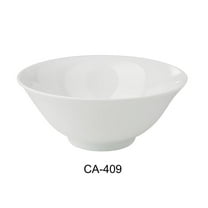 Yanco CA-409 Cambria 8.5 x 3.5 in. Ramen Bowl, Bright White - 45 oz - China - Pack of 12