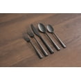 thumbnail image 5 of Graze by Cambridge Toya Forged 18/0 Stainless Steel Hammered Black Mirror 20-Piece Flatware Set, Service for 4, 5 of 6