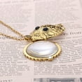 thumbnail image 6 of Owl Vintage Magnifying Glass Necklace ANTI-TARNISH Resistant Pendant Antique Gold Owl Jewelry, J-438, 6 of 7