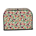 thumbnail image 2 of Lsque Vegetables Print 2 Slice Toaster Cover , Kitchen Appliance Dustproof Protector , Toaster Protector Dustproof Kitchen Appliance Cover, 2 of 7
