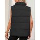 thumbnail image 4 of Chaleco Acolchado para Mujer, Abrigos de Abrigo, Chaquetas y Abrigos con Bolsillos. Negro XL, 4 of 8