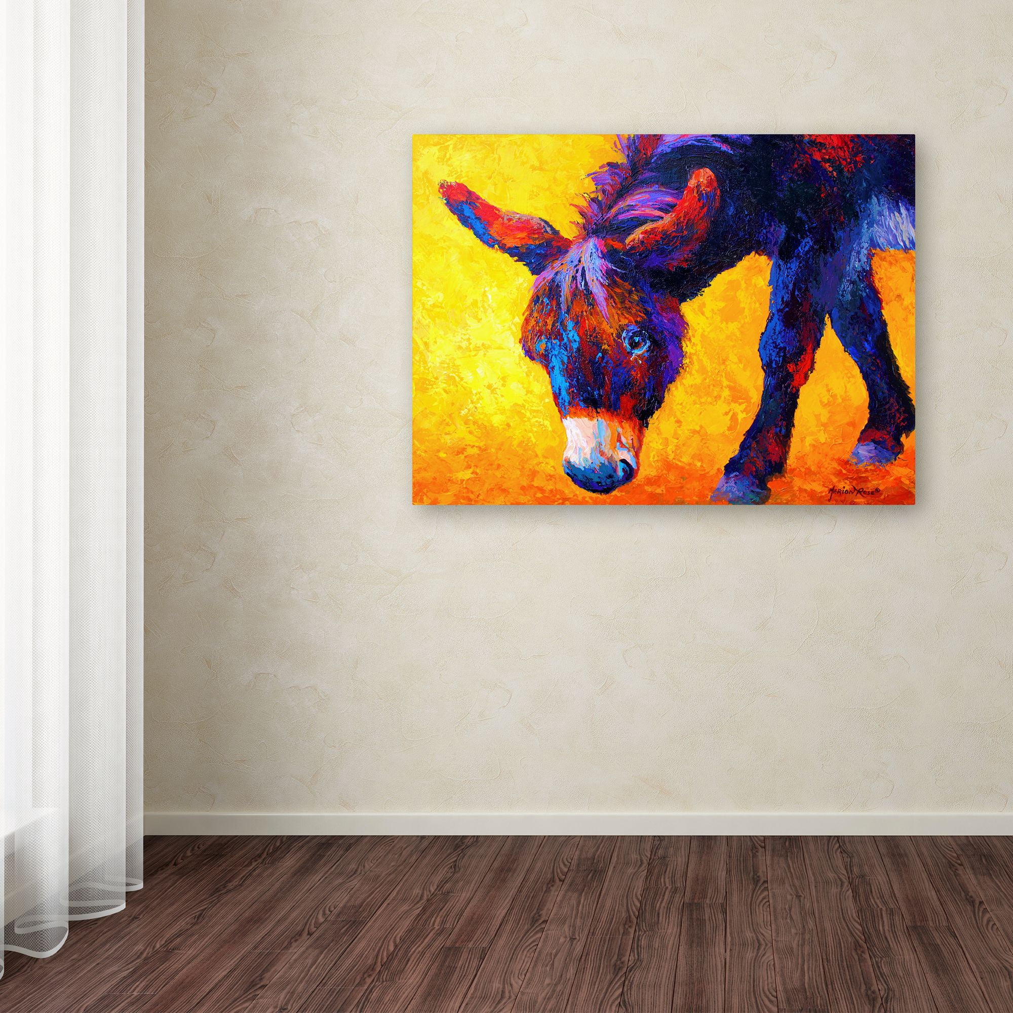 Donkey II' Canvas Art by Marion Rose
