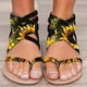 thumbnail image 2 of Amzcrzy Zapatos de mujer,Zapatos de mujer,Zapatillas de mujer, Sandalias planas para mujer, con cremallera y punta abierta, zapatos romanos, sandalias de playa de verano Sandalias Mujer Zapatillas De, 2 of 4