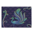 thumbnail image 1 of Ethnic Cutting Board, Peacock Bird with Oriental Feather Before Image, Decorative Tempered Glass Cutting and Serving Board, Large Size, Purple Green and Blue, by Ambesonne, 1 of 1
