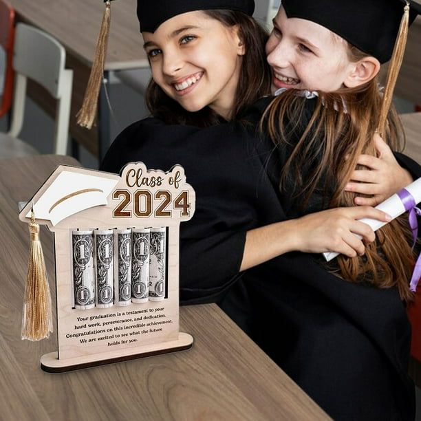 Decoración del hogar, decoración de habitaciones, decoración de paredes Temporada de graduación 2024 Artesanías de madera Adornos Borla Decoración de birrete de soltero Regalos de graduación una bille