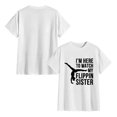 thumbnail image 4 of I'm Here to Watch My Flippin Sister Gymnast Cheer Sister T-Shirt, 4 of 7