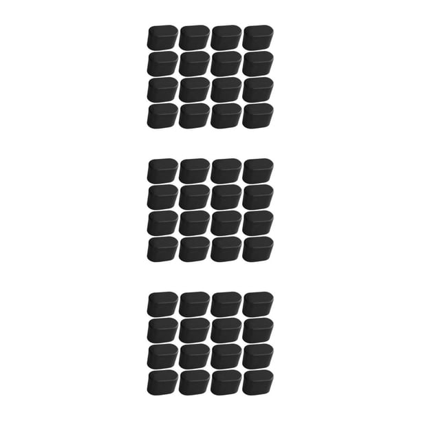 Kearding 16 Uds. De gorros ovalados para patas de sillas, protectores antideslizantes para muebles y suelos, almohadillas para puntas de patas Type1 NO1