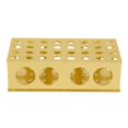 thumbnail image 1 of SUNSBELL Aluminum Test Tube Rack Test Tube Test Tube Holder Holder Bracket 4 Hole Diameters 8/12.3/18/30mm, 1 of 8