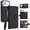 Black, variant on Case For Apple iPhone 17e / iPhone 16e 6.1 inch,RFID Blocking,Split PU Leather Detachable 2 In 1 Flip Folio Wallet With Multi-Card Slots,Wristband,Kickstand Magnetic Protective Cover,Pink