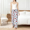 thumbnail image 4 of Balery Strawberry Pantalones de pijama para mujer, pijamas ultraligeros, pantalones de estar por casa-3X-Large, 4 of 6