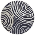 thumbnail image 2 of Addison Rugs Chantille Indoor/Outdoor Transitional Swirls Black Washable Round Rug, 8' x 8', 2 of 6