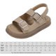 thumbnail image 2 of Sandalias Summer Baby Beach Zapatos Niños Suelas suaves sin deslizamiento (33) Caki, 2 of 9