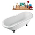 thumbnail image 7 of 67" Streamline N1121BL-WH Clawfoot Tub and Tray With External Drain, 7 of 7