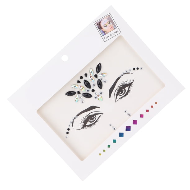 Pegatinas de diamantes de imitación para el rostro, pegatinas de diamantes de imitación para el rostro, pegatinas de diamantes de imitación para el festival, pegatinas