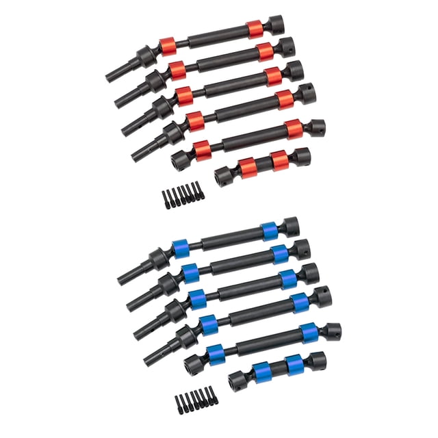 RC Car Steel Drive Ejemplo Simulador Simulador Suministros Vehículo Establecer Actualización Parte Transmisión Crawler Frente Interior trasero Accesorio Azul kenally FN000984-02