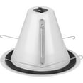 thumbnail image 5 of 6" Satin White Recessed Splay Baffle Trim for 6" Housing (P806N series), 5 of 7