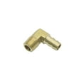thumbnail image 2 of LTWFITTING 90 Degree Elbow Brass Barb Fitting 3/8 ID Hose x 1/4-Inch Male NPT Air Gas (Pack of 5), 2 of 4