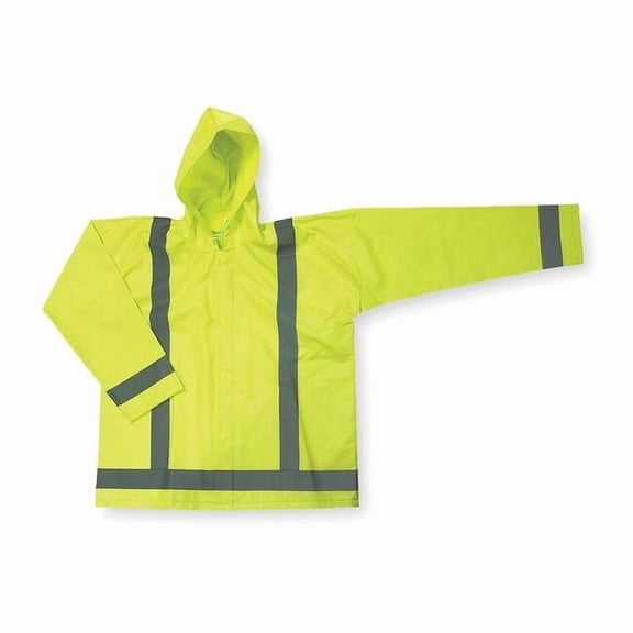 Condor Jacket w/Detach Hood,Hi-Vis Yellow/Green,4XL 1FBA5