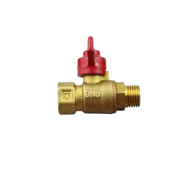 Naiovety Válvula de bola de latón para jardín, conector de manguera de agua para riego de balcón y patio trasero, interruptor Universal de precisión Type2 NO2 Naiovety HA061936-04B