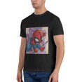 thumbnail image 4 of Spider-Man T-Shirt Col Rond en Coton pour Hommes, 4 of 7