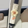 Cute Flower Car Seat Belt Cover Pads 1 Pc Or 2pcs Car Accessories Seat
