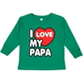 thumbnail image 3 of Inktastic I Love My Papa Boys or Girls Long Sleeve Toddler T-Shirt, 3 of 5